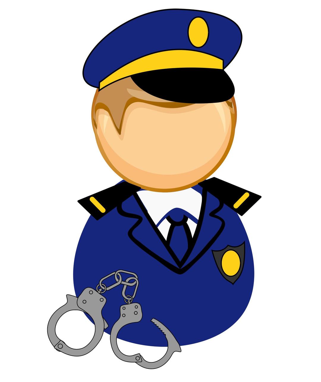 First responder icon - policeman png transparent