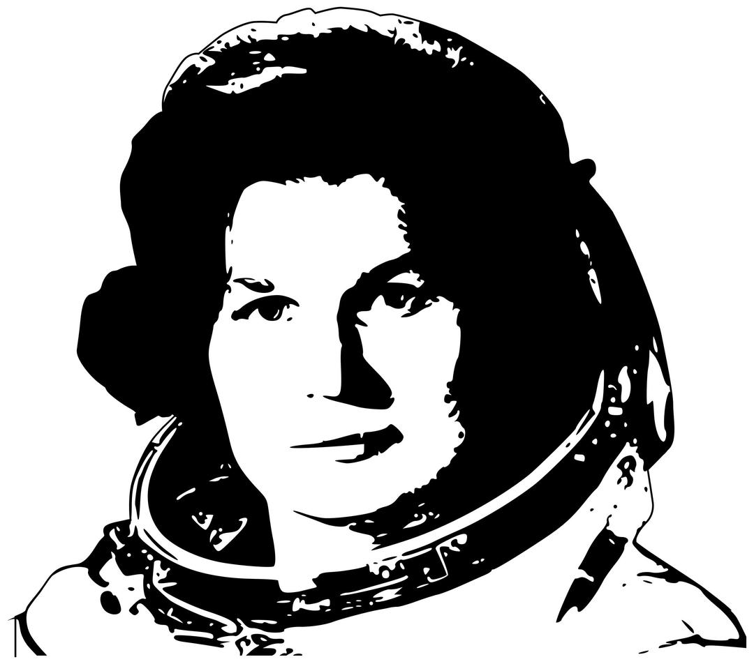 first woman in space Valentina Tereshkove png transparent