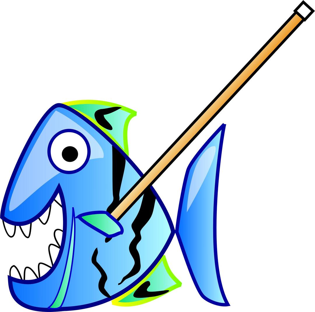 Fish with Pointer png transparent