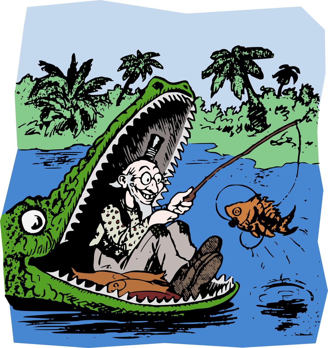 Fishing in the Gator - Remix png transparent