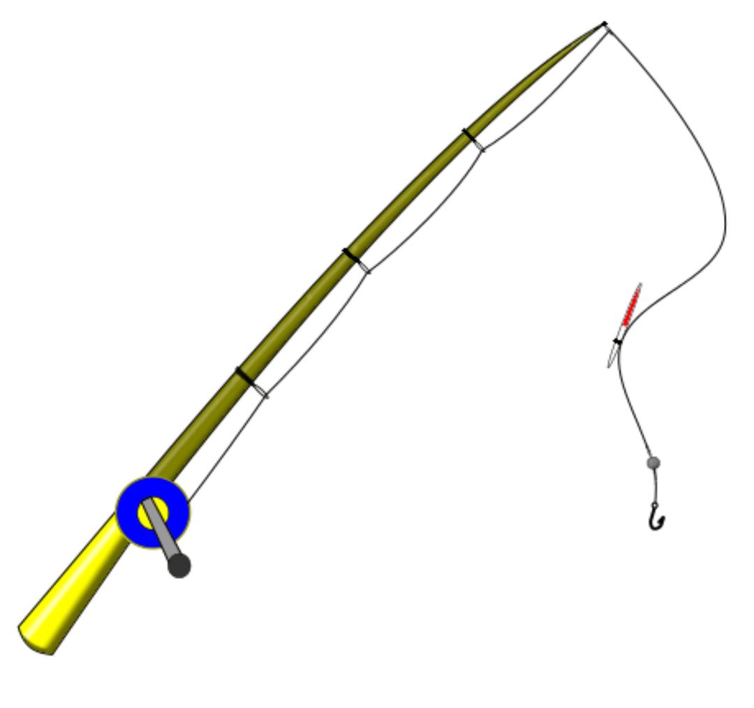 Fishing Rod Clipart png transparent