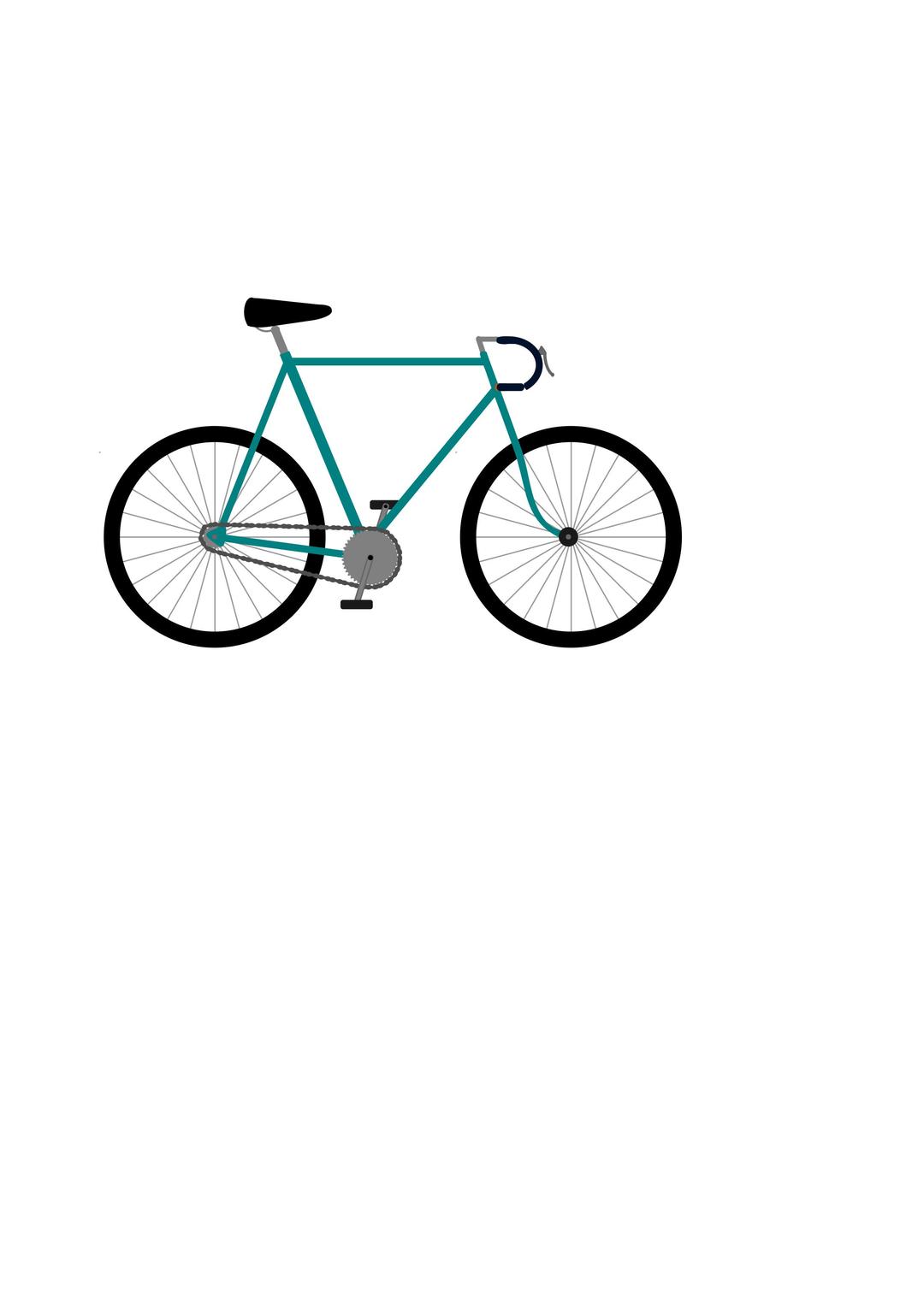 Fixed Gear Bicycle png transparent