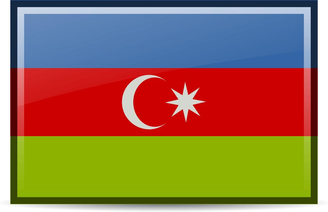 flag azerbaijan png transparent