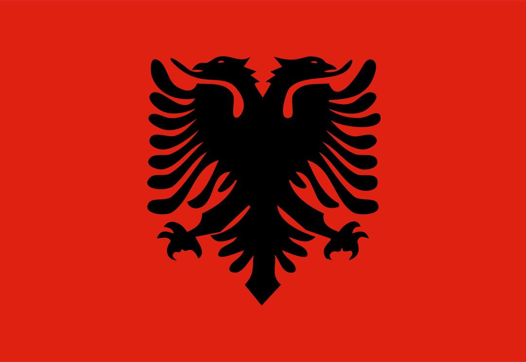 Flag of Albania png transparent