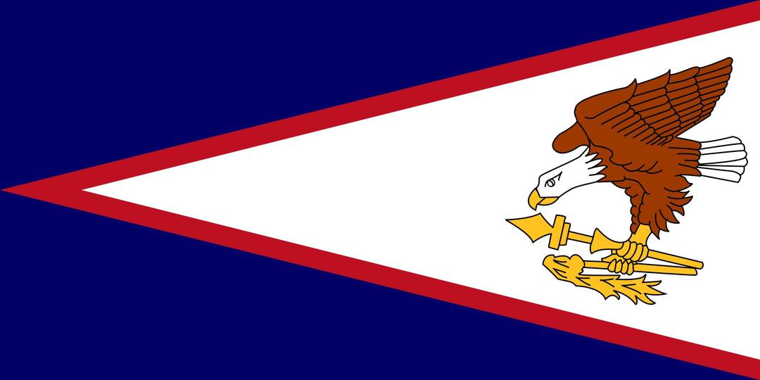Flag of American Samoa png transparent