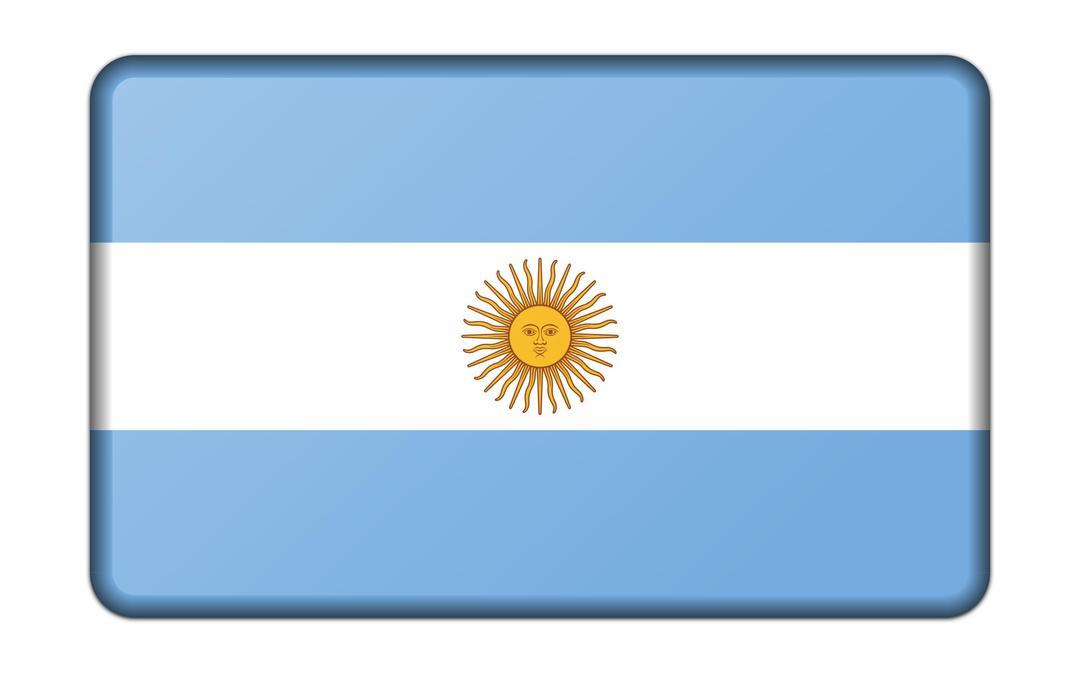 Flag of Argentina png transparent