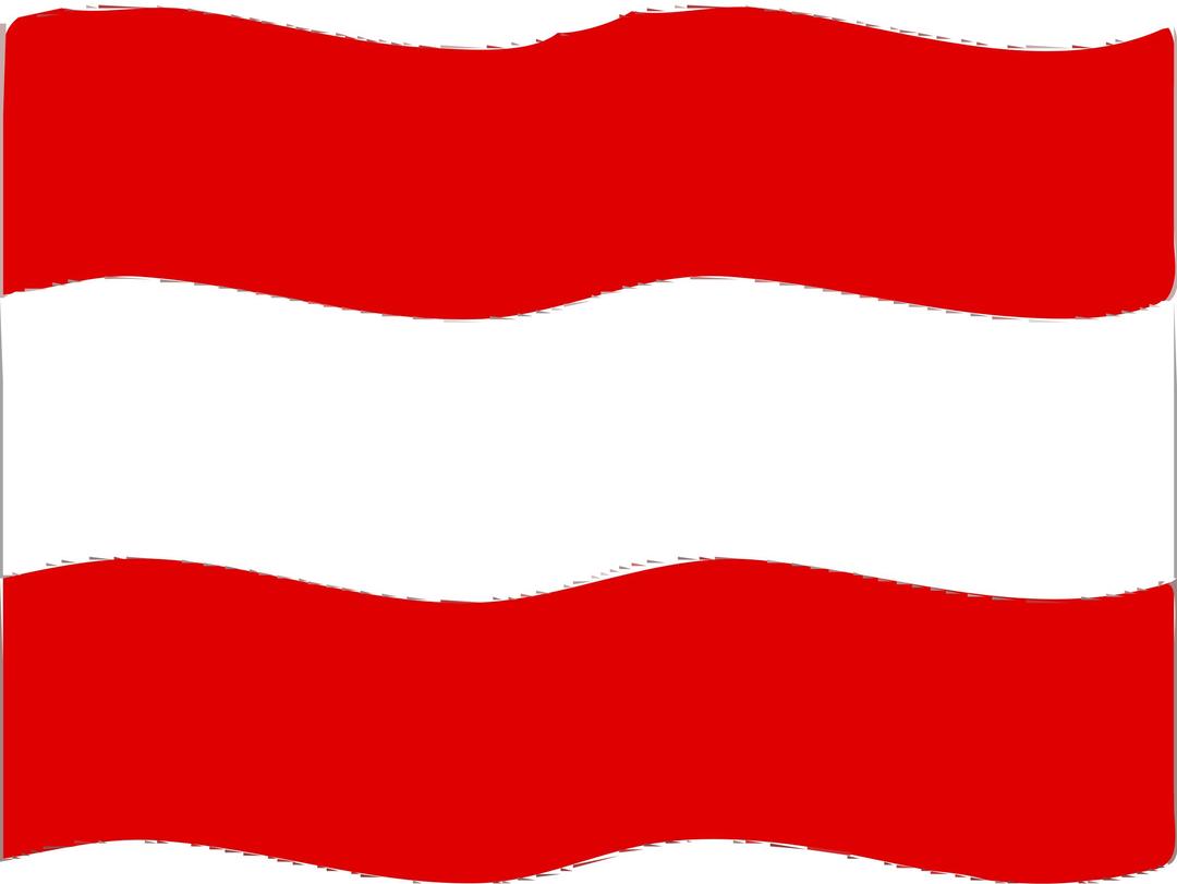 Flag of Austria wave png transparent
