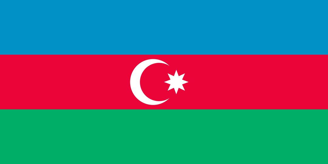 Flag of Azebaijan png transparent