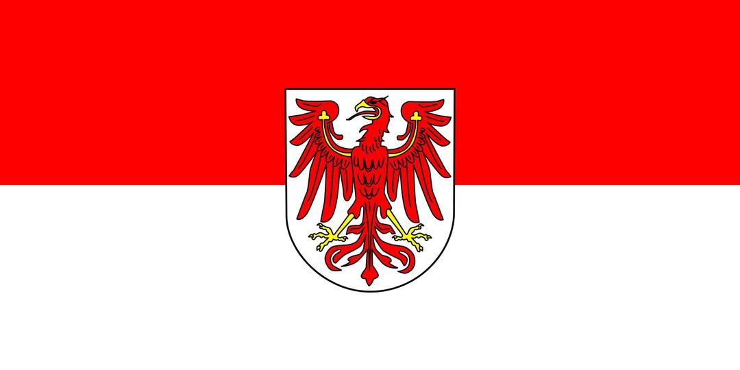 Flag of Brandenburg png transparent