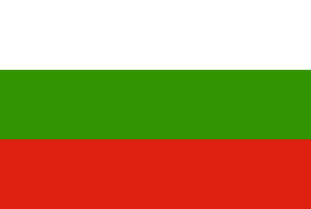 Flag of Bulgaria png transparent