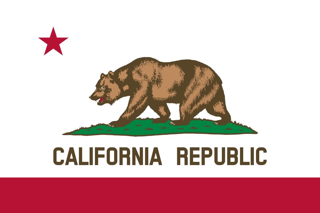 Flag of California  png transparent