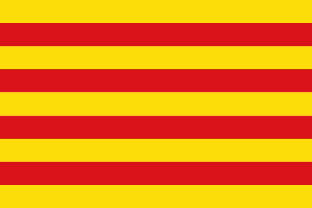 Flag of Catalonia png transparent