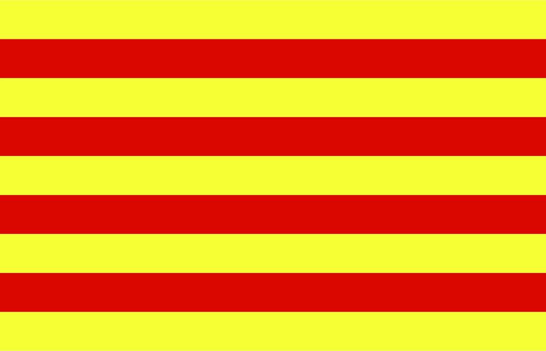 Flag of Catalunya - Spain png transparent