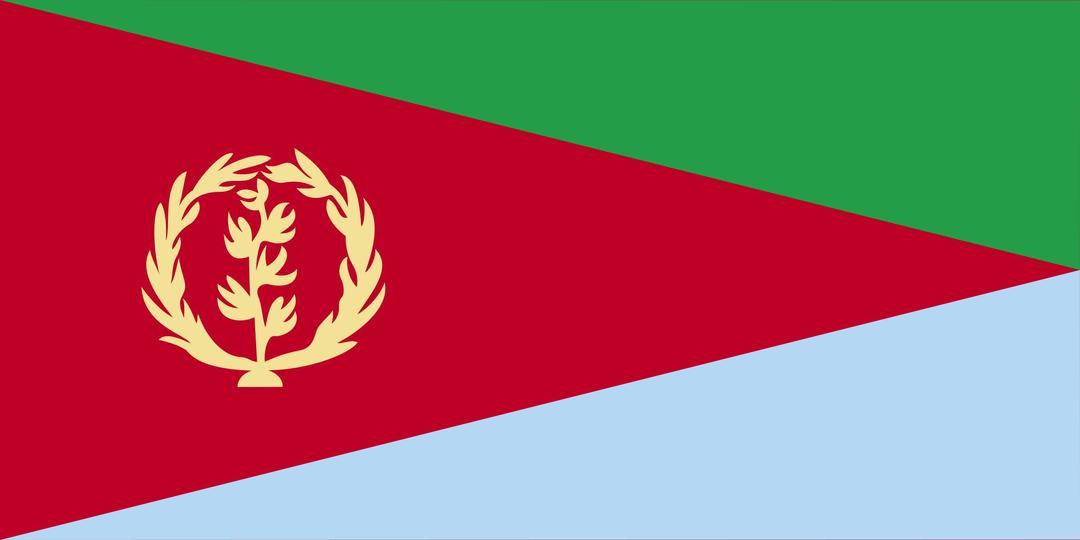Flag of Eritrea png transparent