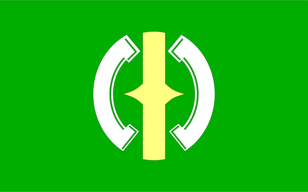 Flag of former Mukawa, Hokkaido png transparent
