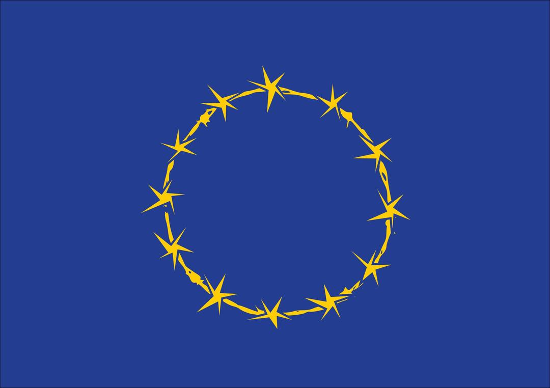 Flag of Fort Europe, EU png transparent