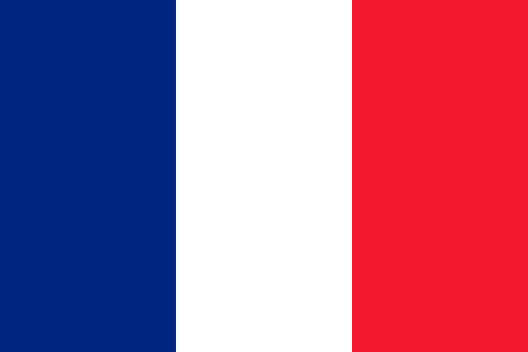 Flag of France png transparent