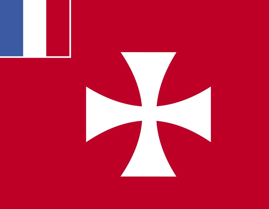 Flag of France Wallis and Futuna png transparent