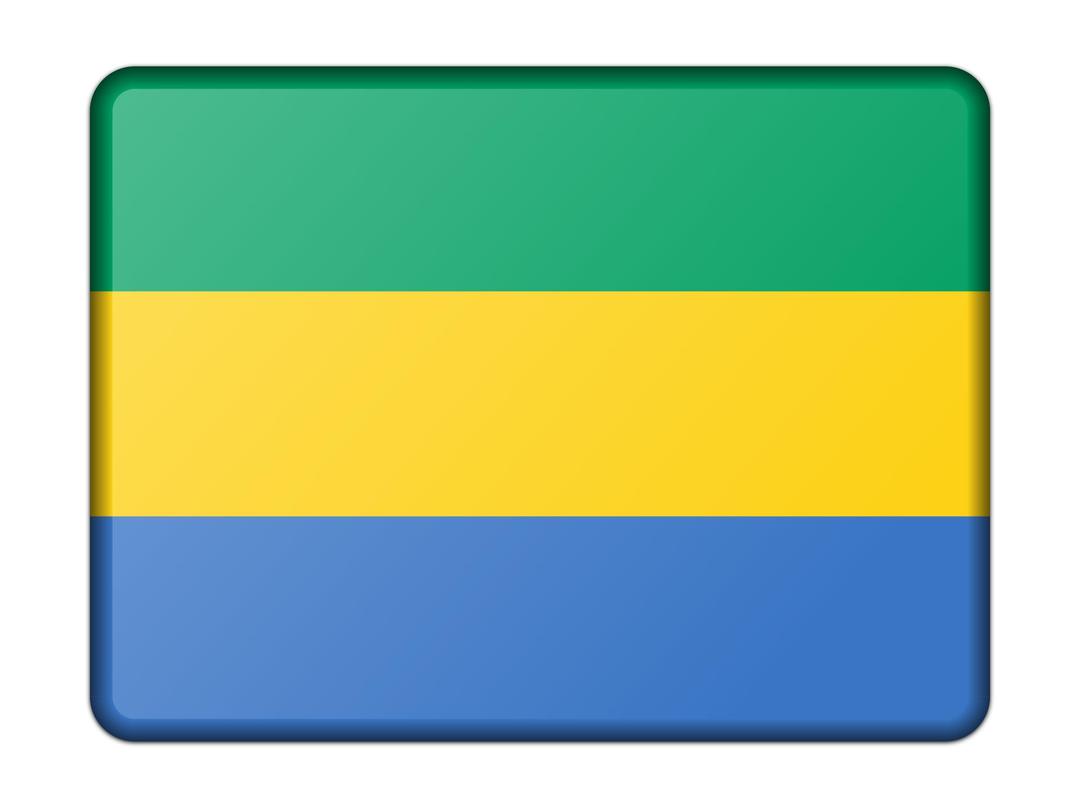 Flag of Gabon png transparent