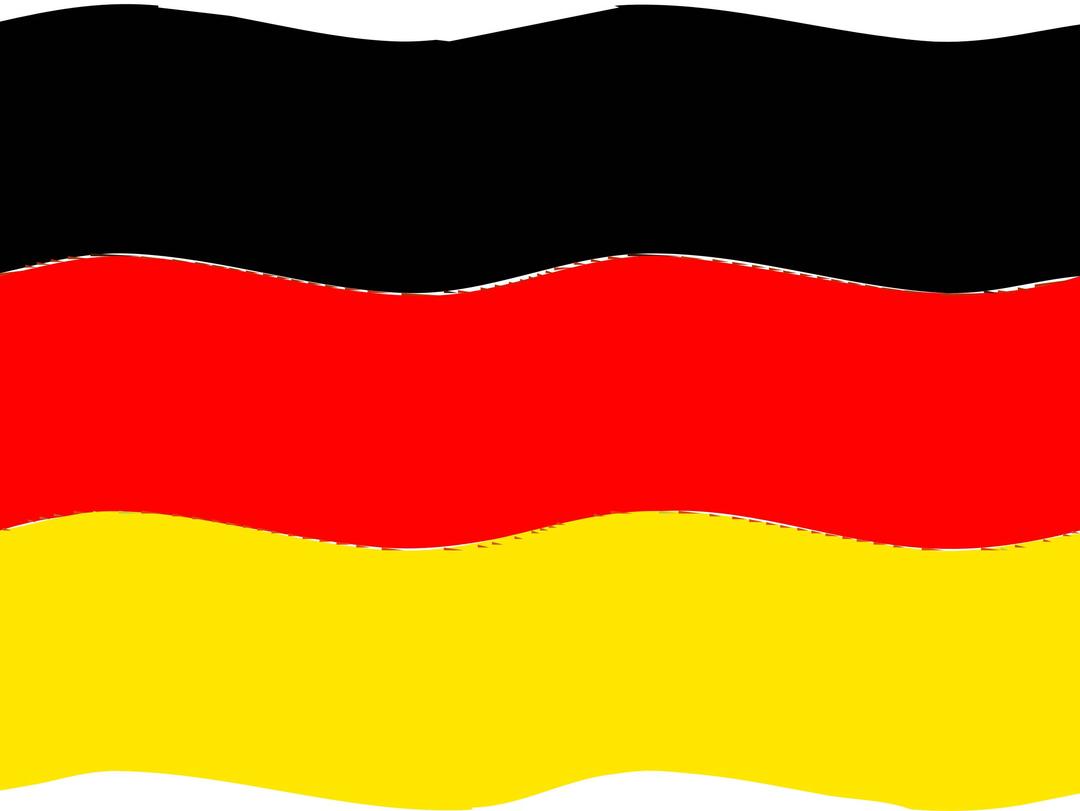 Flag of Germany wave png transparent