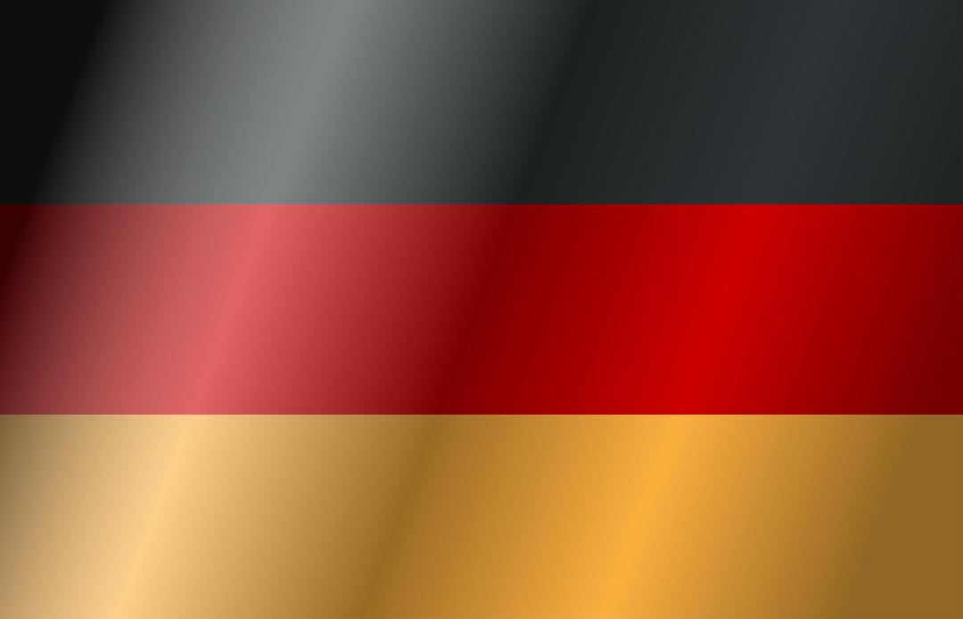 Flag of Germany (with wind) png transparent