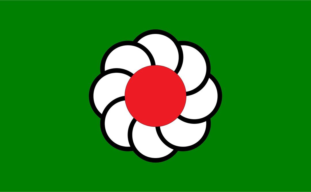 Flag of Ikutahara, Hokkaido png transparent