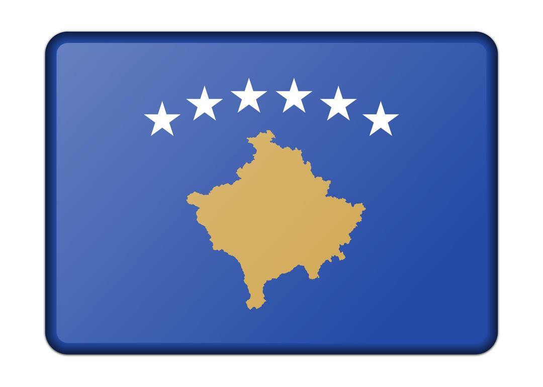Flag of Kosovo png transparent