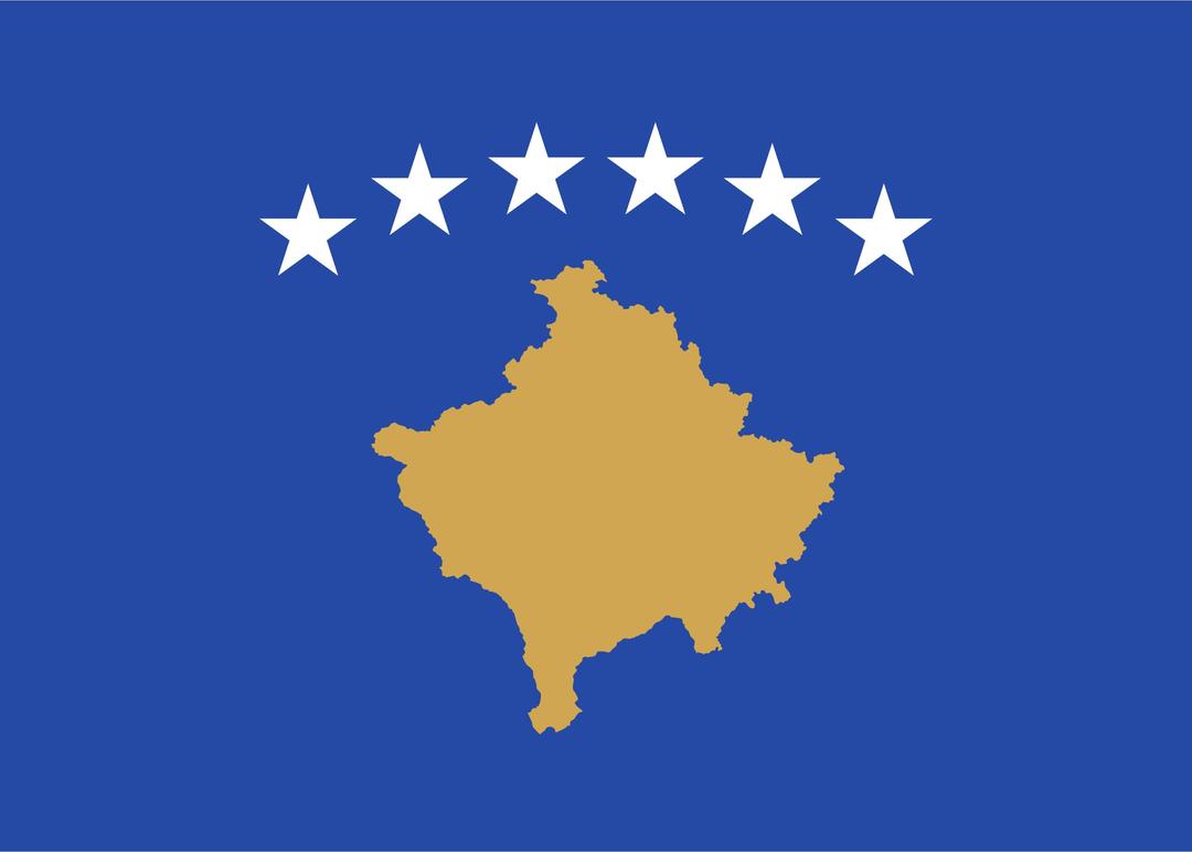 Flag of Kosovo - Flamuri Kosoves png transparent