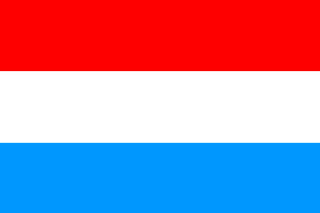 Flag of Luxembourg png transparent