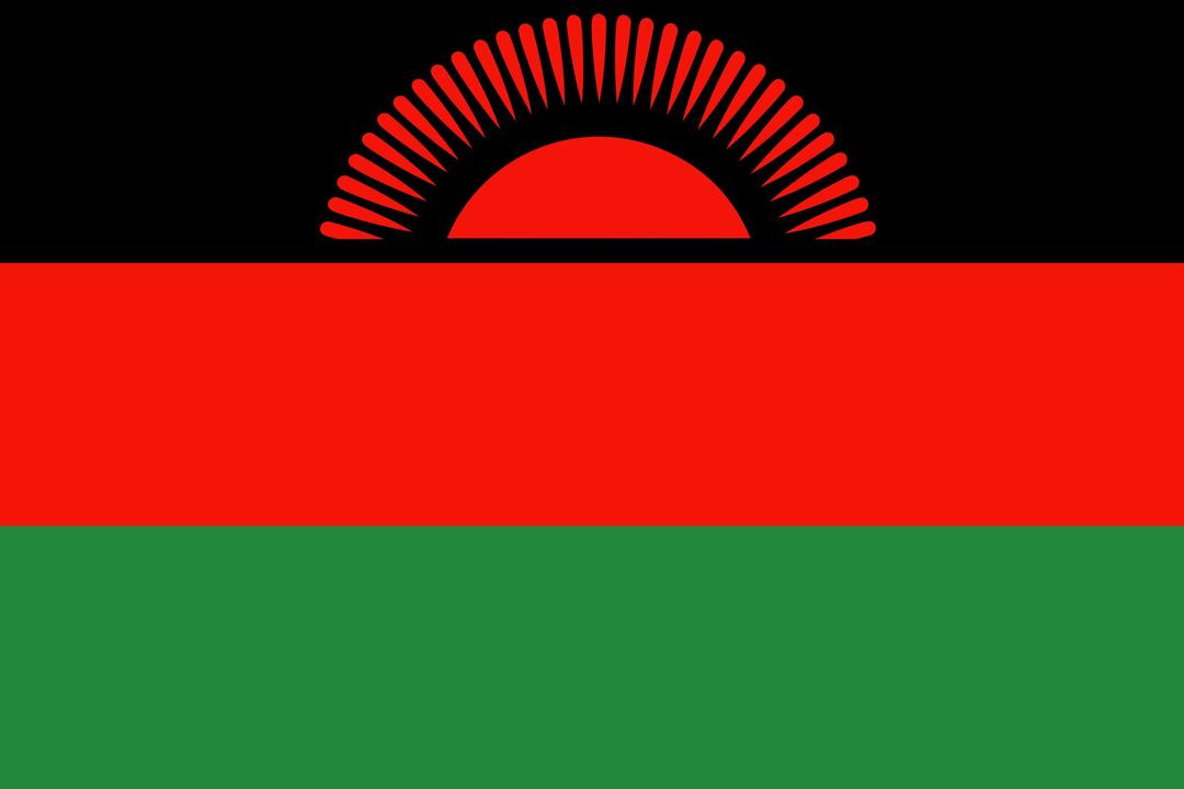 Flag of Malawi png transparent