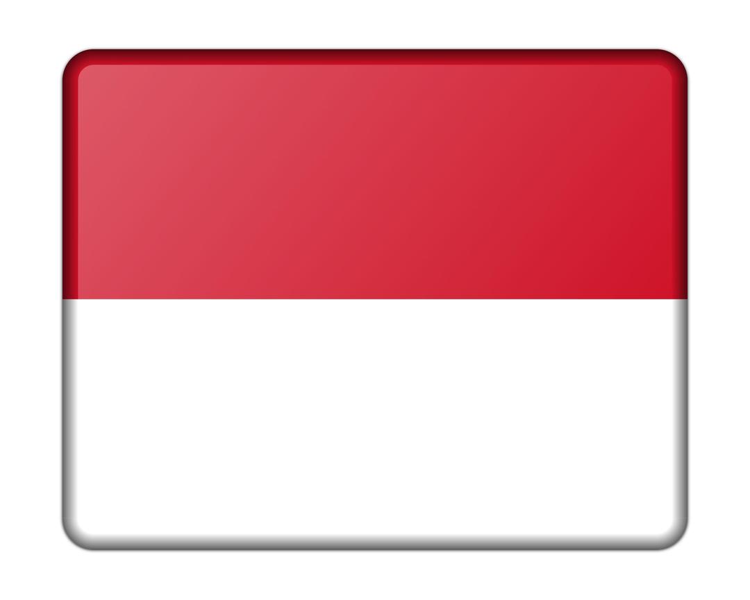 Flag of Monaco png transparent