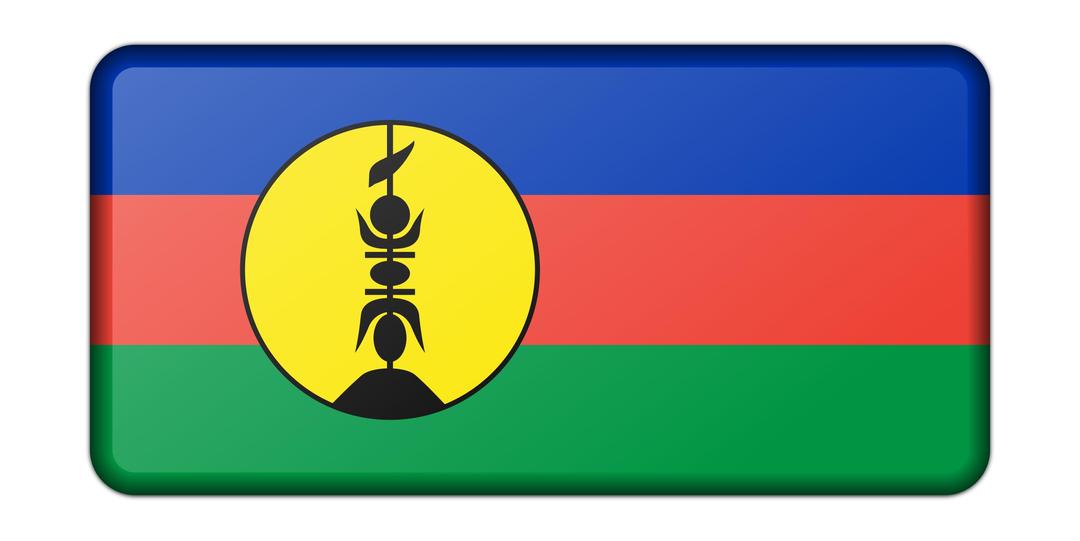 Flag of New Caledonia png transparent