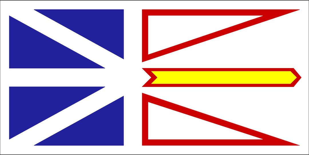 flag of newfoundland canada png transparent