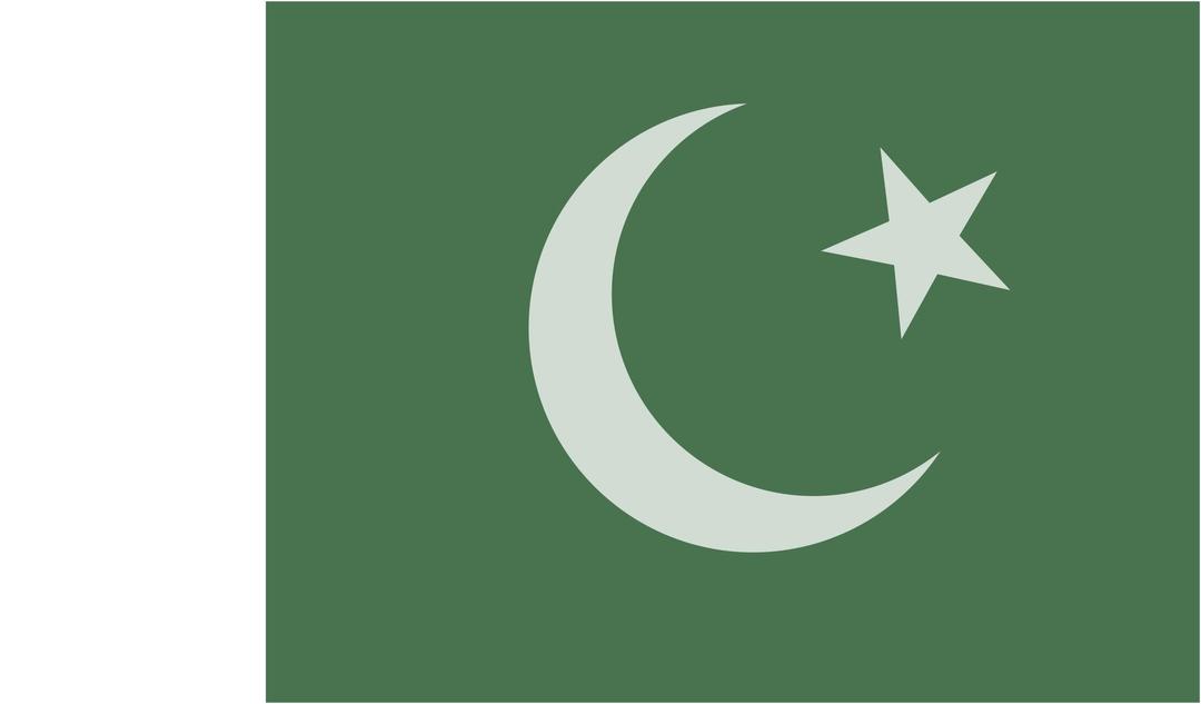 Flag of Pakistan png transparent