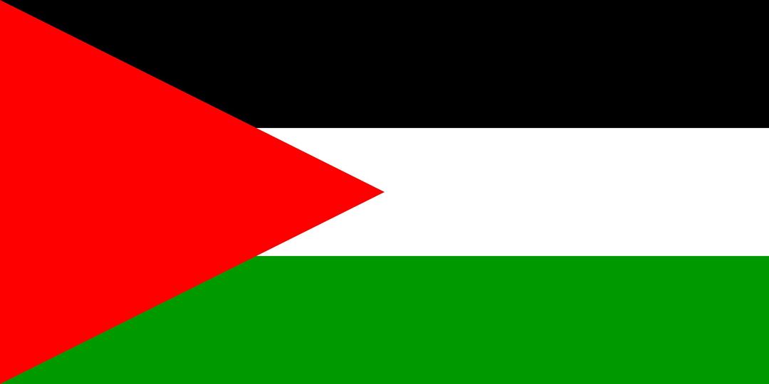 Flag of Palestine png transparent