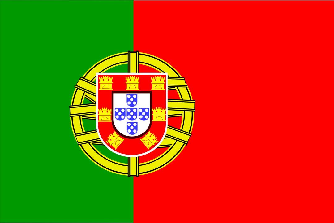 Flag of Portugal png transparent