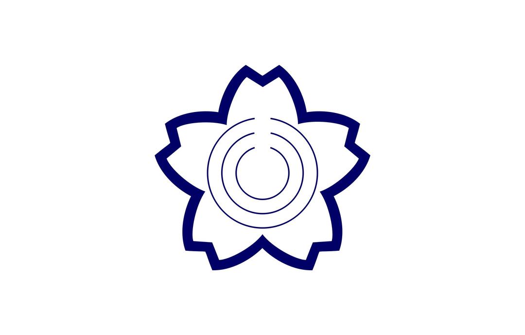Flag of Sakuragawa village, Ibaraki png transparent