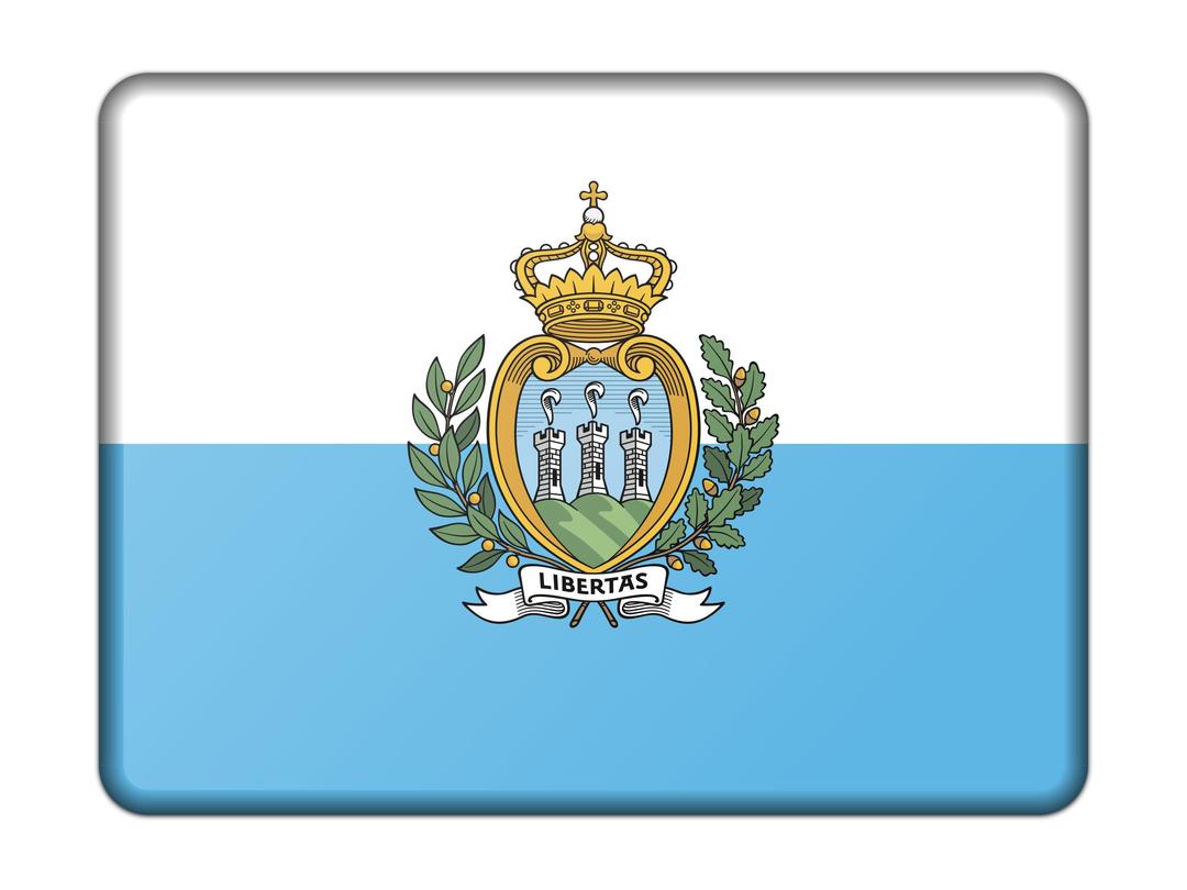 Flag of San Marino png transparent