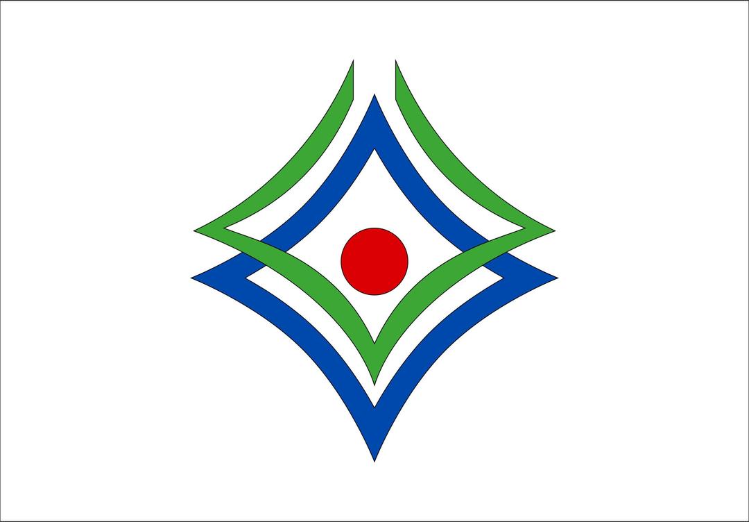 Flag of Shinhidaka, Hokkaido png transparent