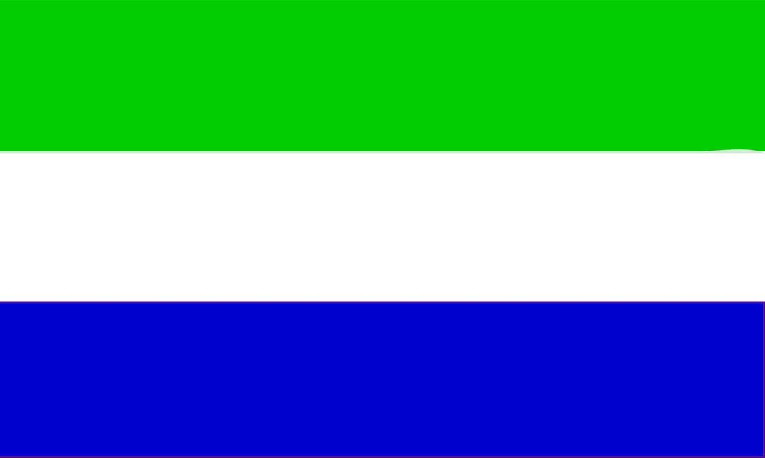 Flag of Sierra Leone png transparent