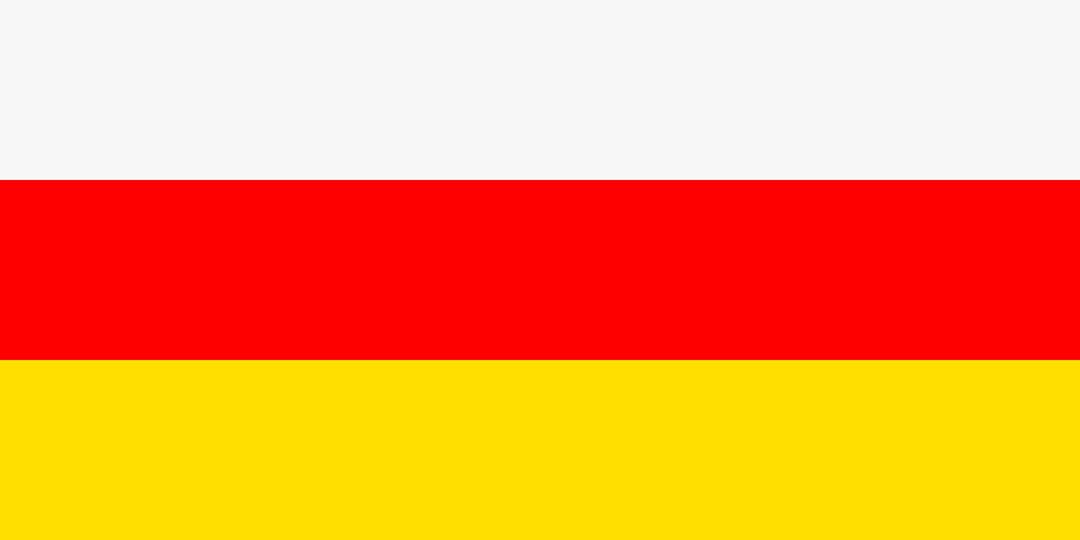Flag of South Ossetia png transparent