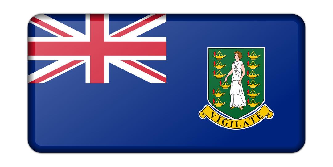 Flag of the British Virgin Islands png transparent