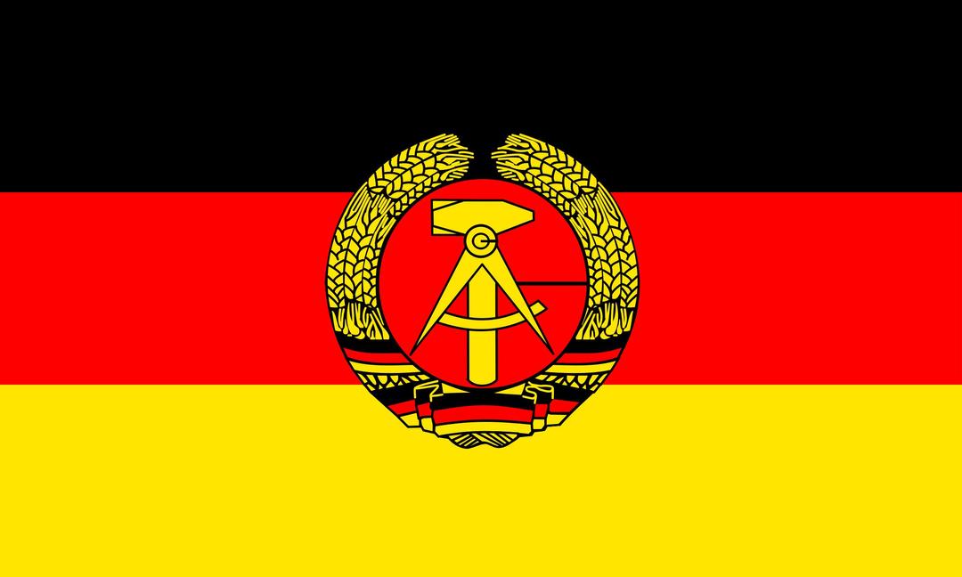 Flag of the German Democratic Republic png transparent