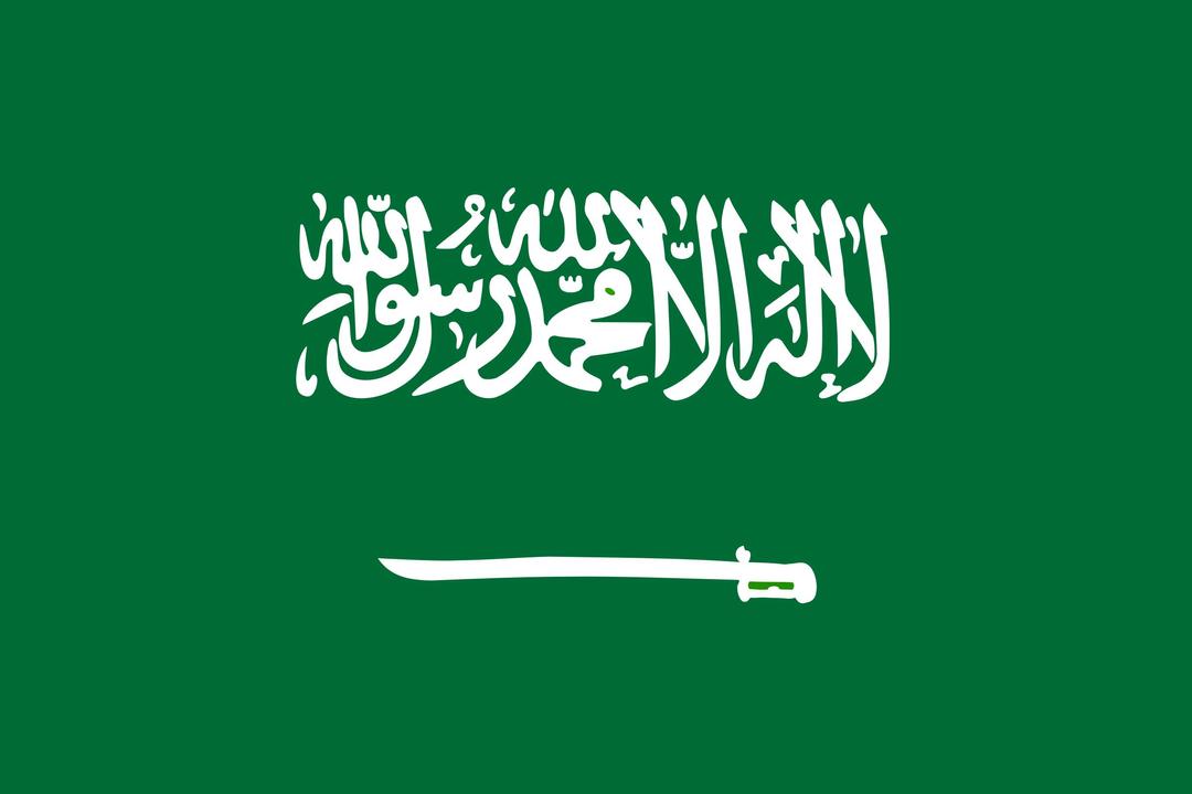 Flag of the Kingdom of Saudi Arabia png transparent