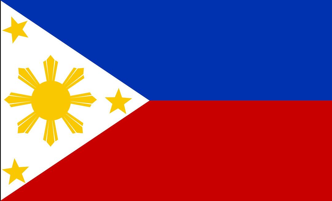 Flag of the Philippines png transparent