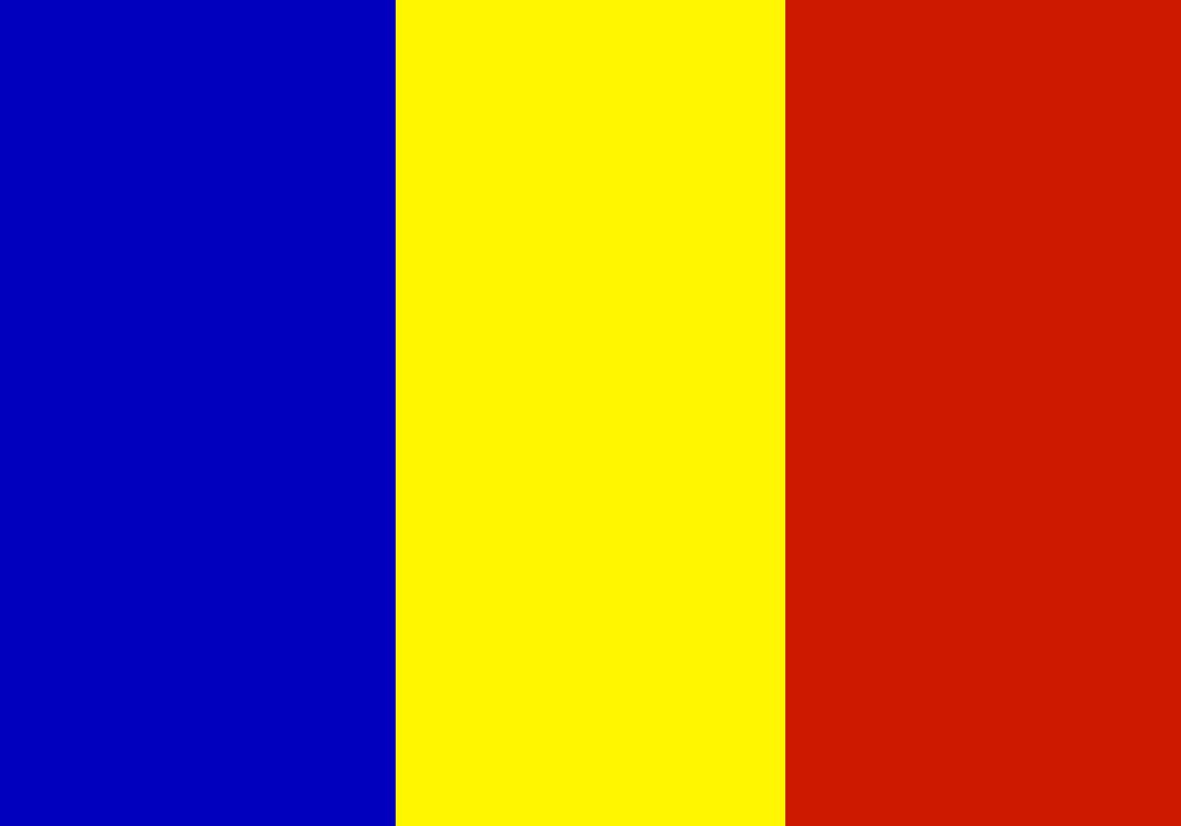Flag of the Republic of Romania png transparent
