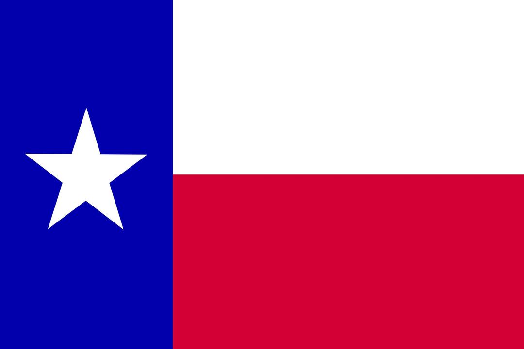 Flag of the state of Texas png transparent