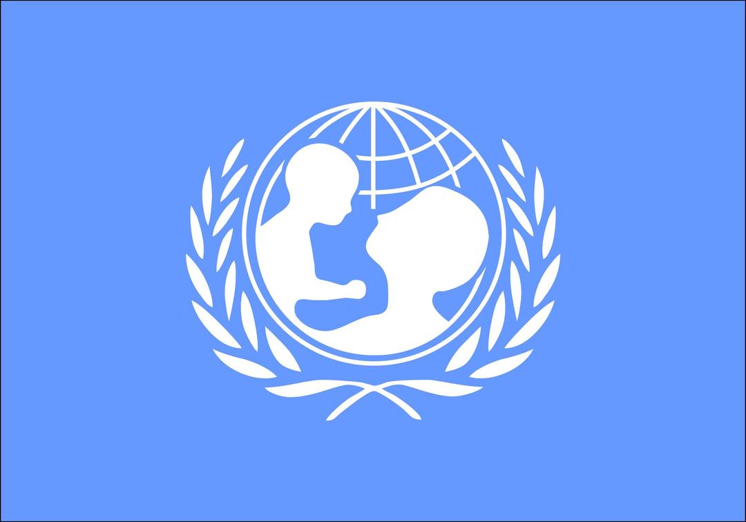 Flag of the Unicef png transparent