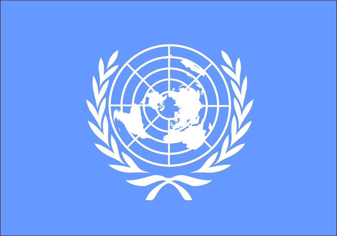 Flag of the United Nations png transparent