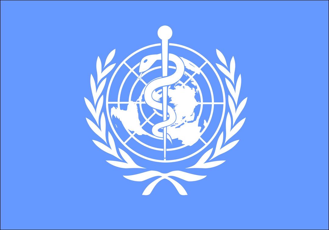 Flag of the WHO (World Health Organization) png transparent